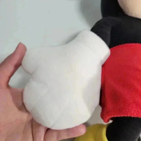 Disney Collection Medium Sized Red Yellow Black Classic Mickey Mouse Plush - Picture 8 of 10